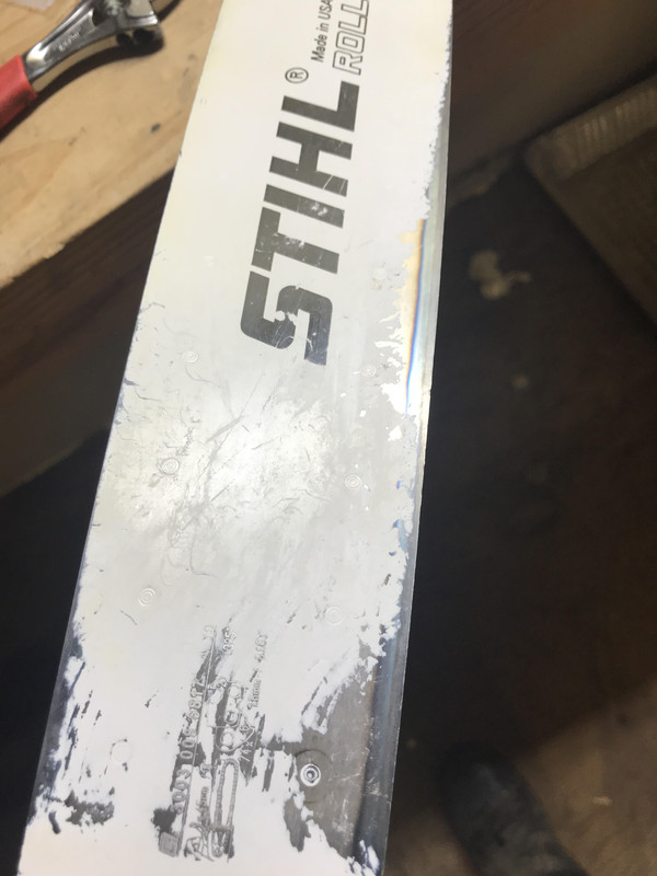 Chainsaw bar heat damage? Arborist, Chainsaw & Tree Work Forum