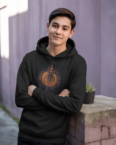 Mahadev Trishul Spiritual Hoodie