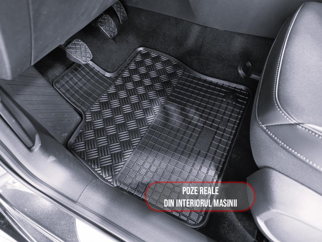 Set 4 covorase Seat Leon 2020-prezent, din cauciuc 100%, compatibile cu autoturismul SEAT Leon