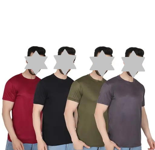 Drifit round neck tshirts pack of 4
Color 1 (R303)