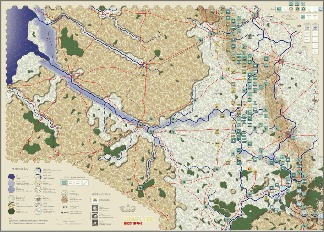 Somme 1918Map