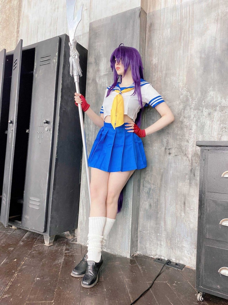 Alina Becker 关羽 Kanu Unchou Cosplay 一骑当千角色写真【59P-23.7M】插图5