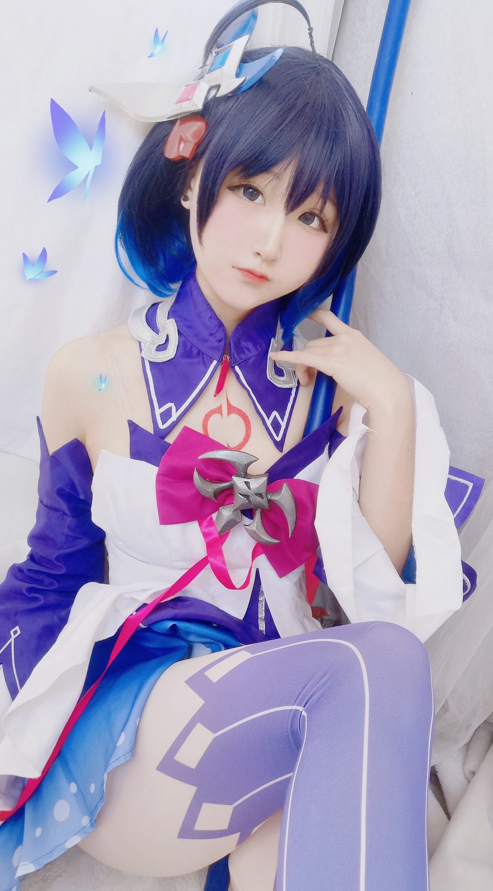 Seele麦麦希儿幻海梦蝶写真集｜梦幻蓝色系高清图集（168P-229.3M）插图1