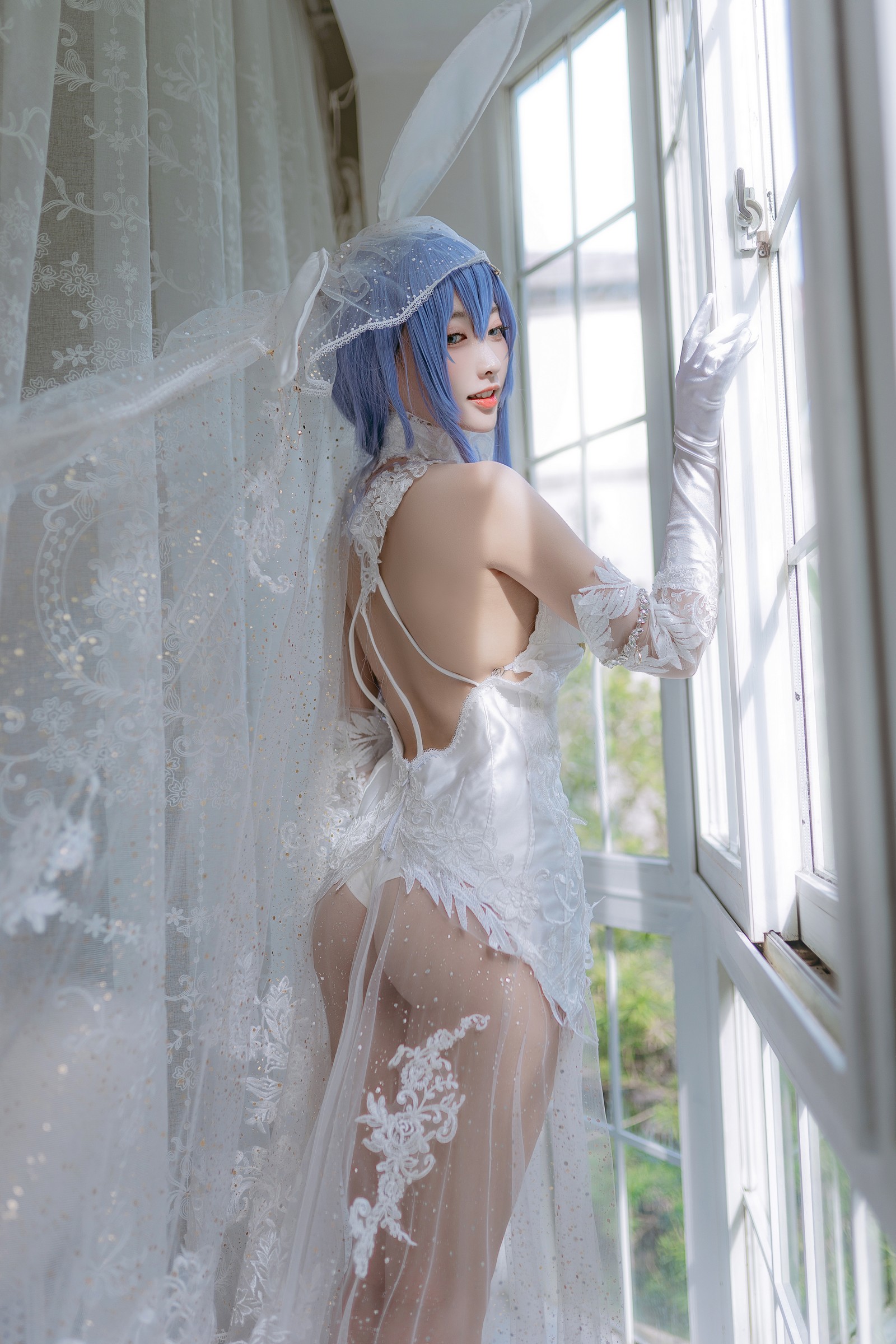 宮本桜 花园花嫁 Cosplay 写真集|婚纱主题 高清图集(27P|307MB)