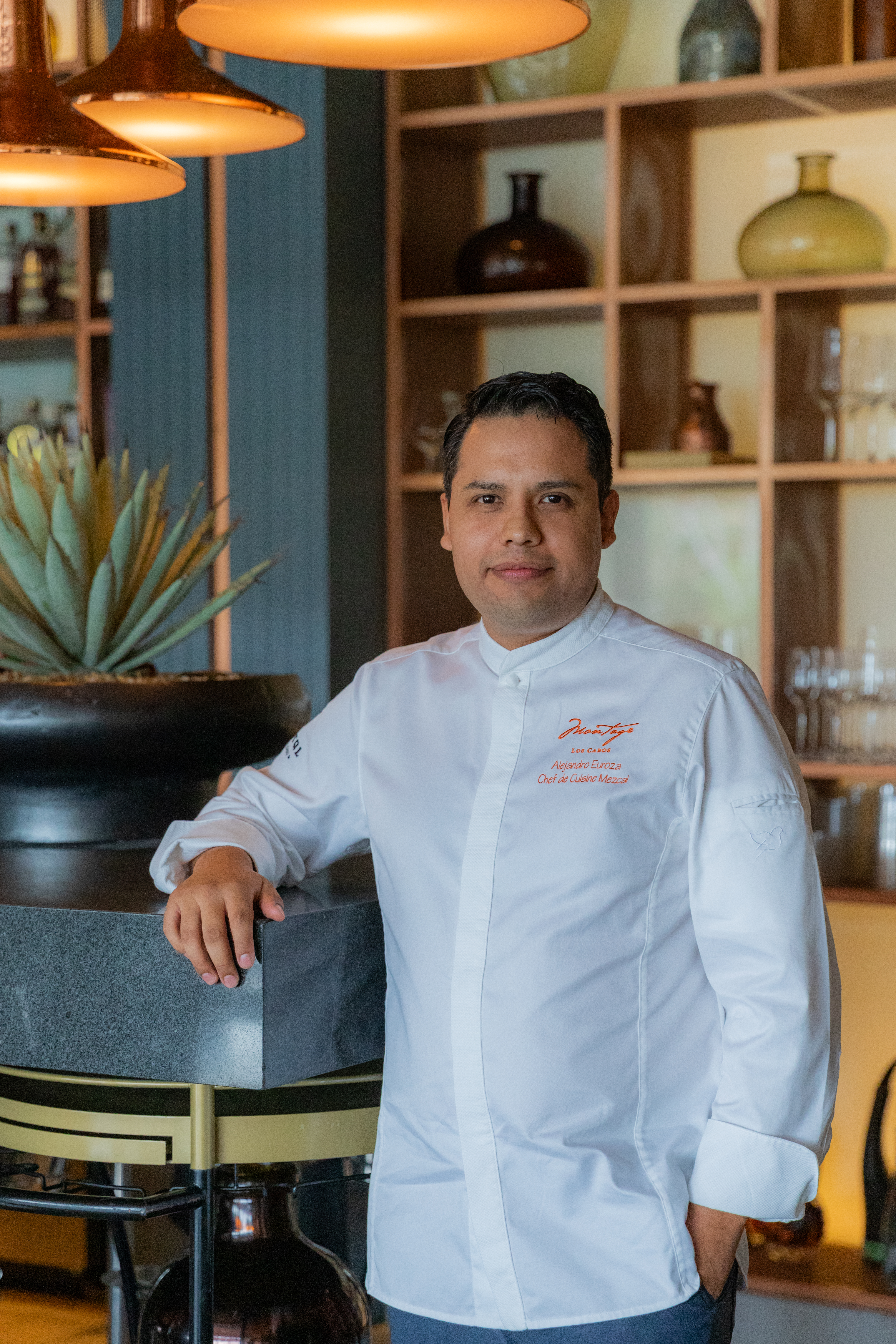 Alejandro Euroza in the kitchen