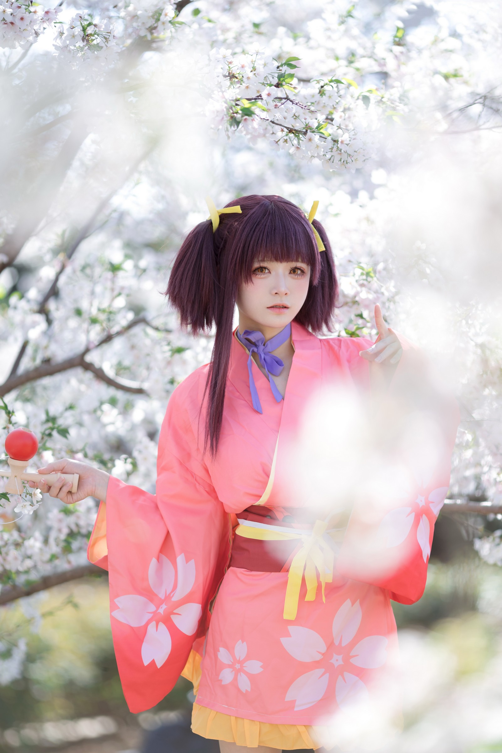 九柒喵 – 甲铁城的卡巴内瑞 无名和服 COS（34P-145M）和风主题高质写真插图8