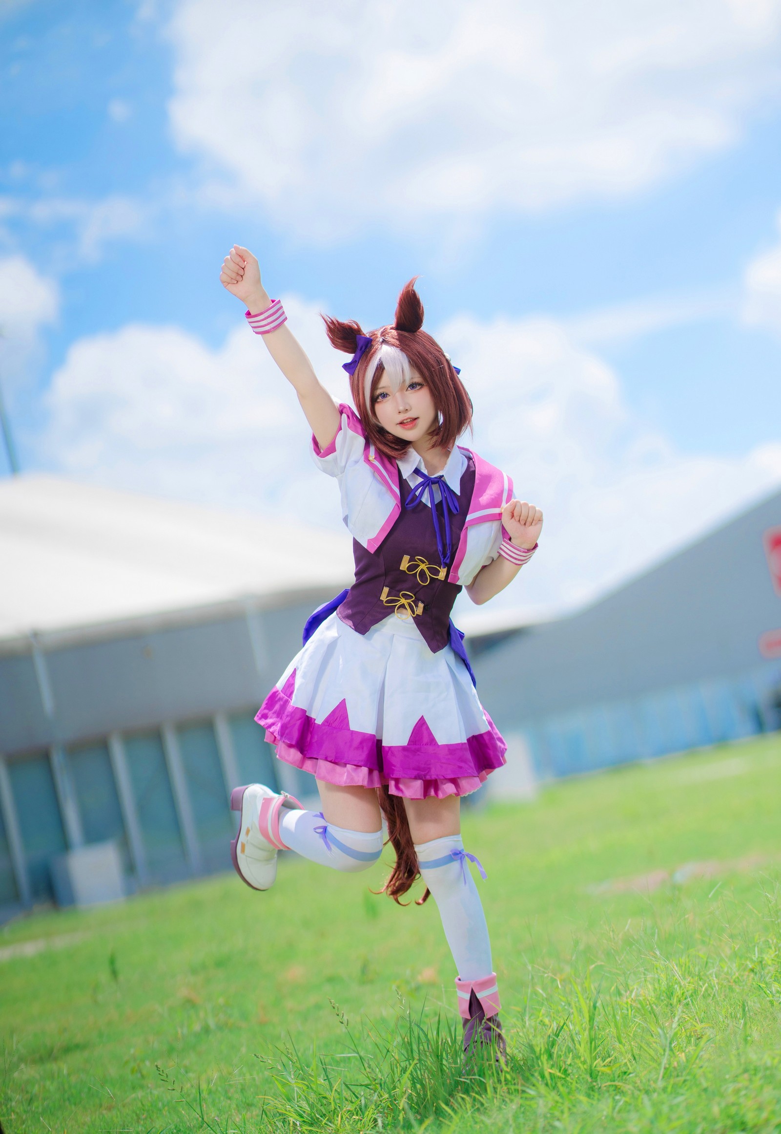 六二二同学 赛马娘 东海帝王 Cosplay 写真图集｜Uma Musume（18P｜58MB）插图3