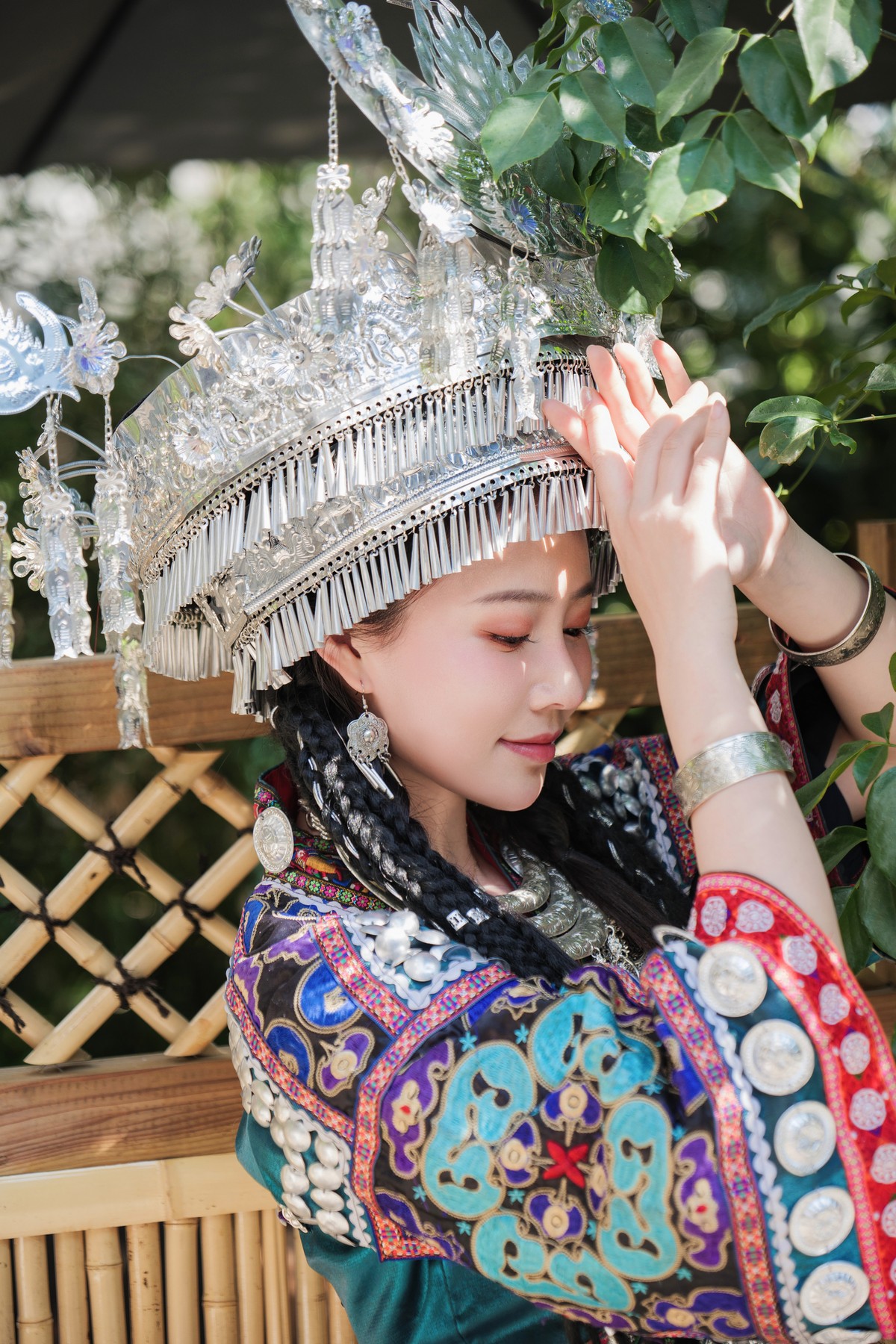 年年nnian 苗疆少女写真 民族风情Cosplay图集插图4