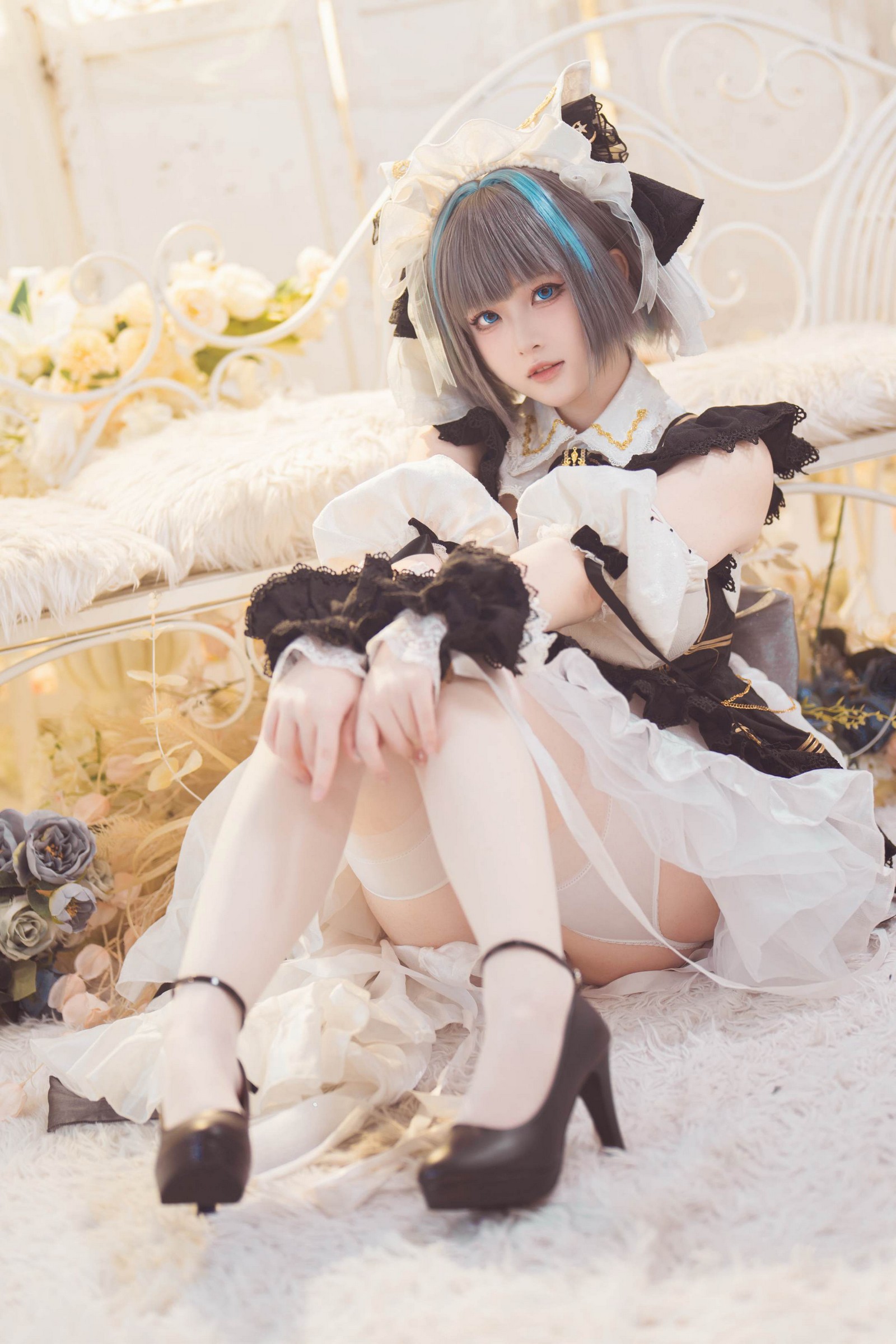 屿鱼 Yuyu 碧蓝航线 柴郡 Cosplay 写真图集｜Azur Lane（54P｜138MB）插图3