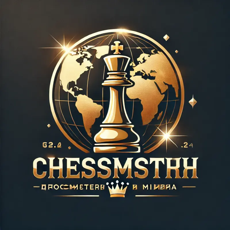 DALL·E 2025-03-04 22.59.58 - A sleek and professional logo for the chess club 'Гроссмейстеры мира' (