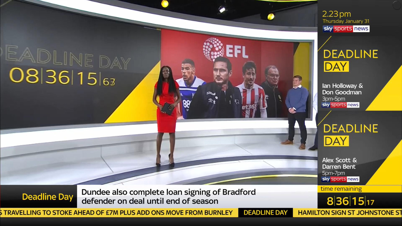 31 January - 14.00.00 - Deadline Day. All the latest news from t