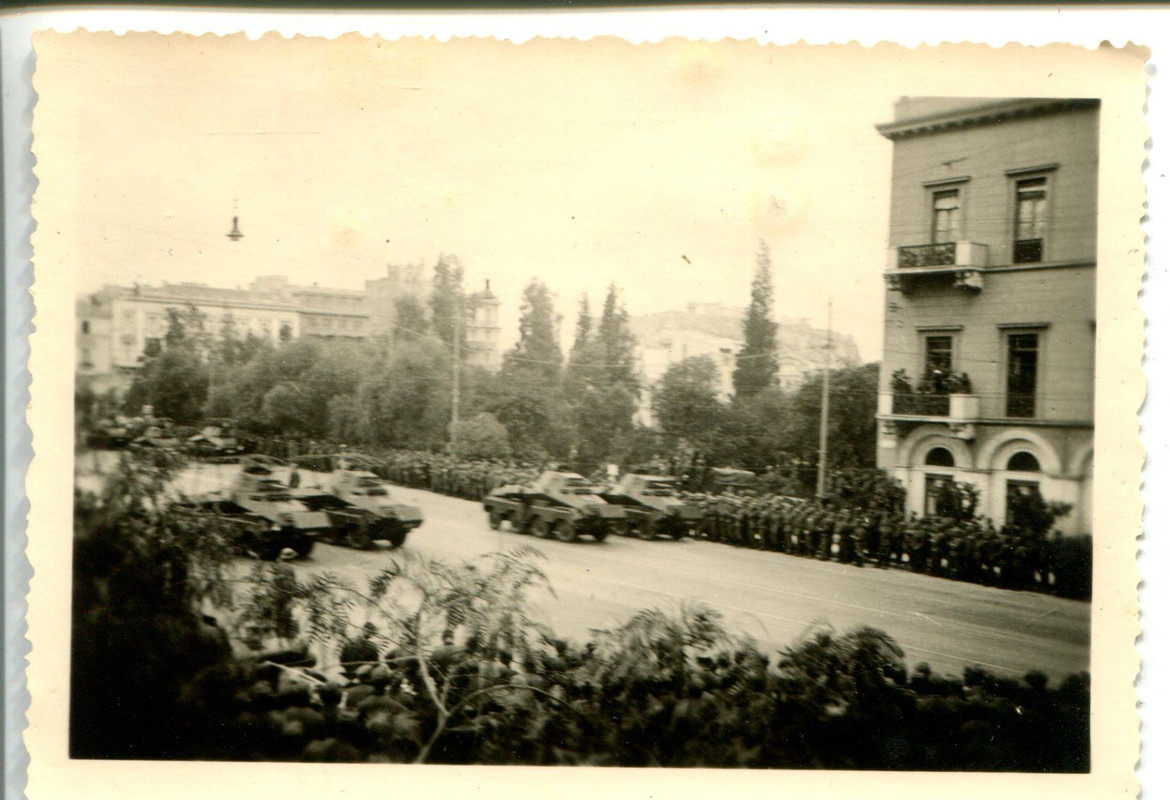 Orig.Foto Späh - Panzer Tanks Wehrmacht Appell W