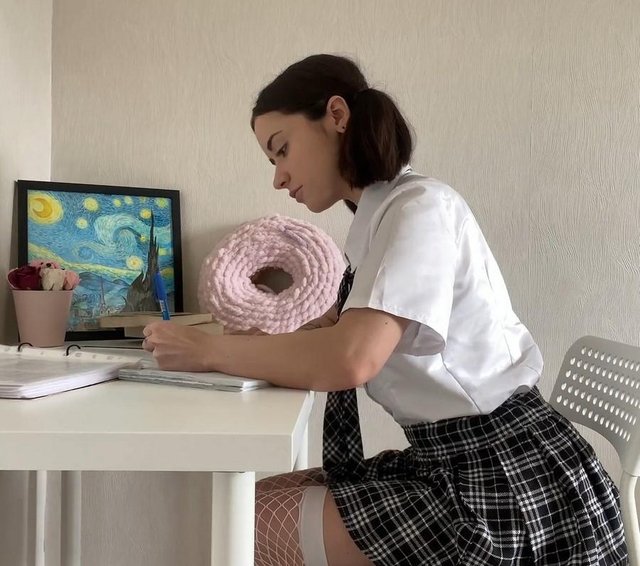 Sex With A Cute Schoolgirl In A Skirt And Pigtails 4