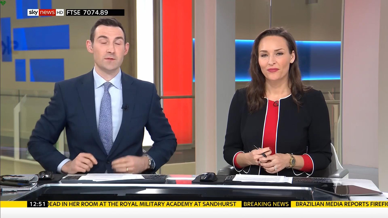 08 February - 12.00.00 - Sky News. Colin Brazier and Jayne Secke