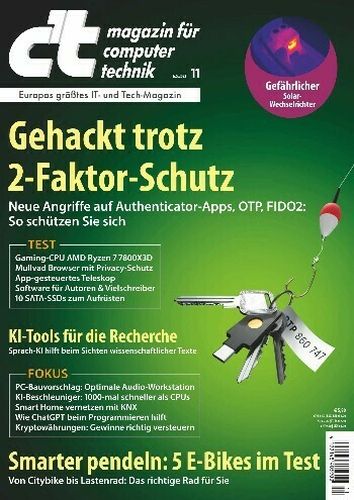 Cover: ct Magazin für Computertechnik No 11 vom 06  Mai 2023