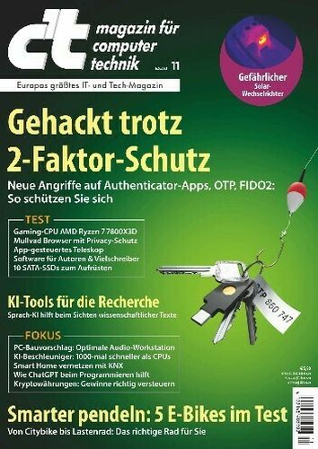 Cover: ct Magazin f&uuml;r Computertechnik No 11 vom 06  Mai 2023