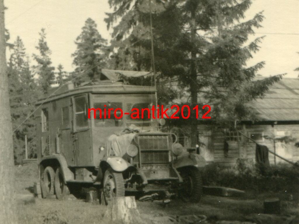 Wehrmacht, LKW, Funkkraftwagen, Kurbelmast, Asún