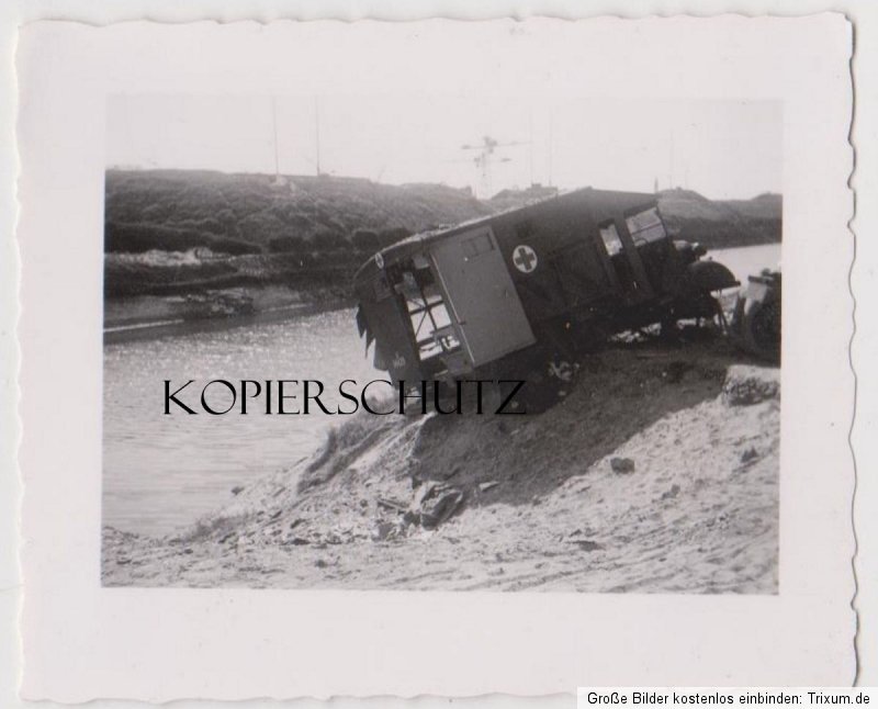 Frankreich Dünkirchen Beute Kfz Panzer Hafen Sta