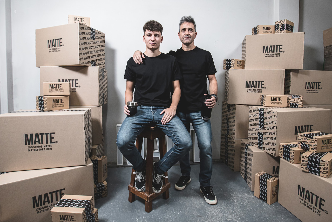 Nico y Valentín, fundadores de MATTE