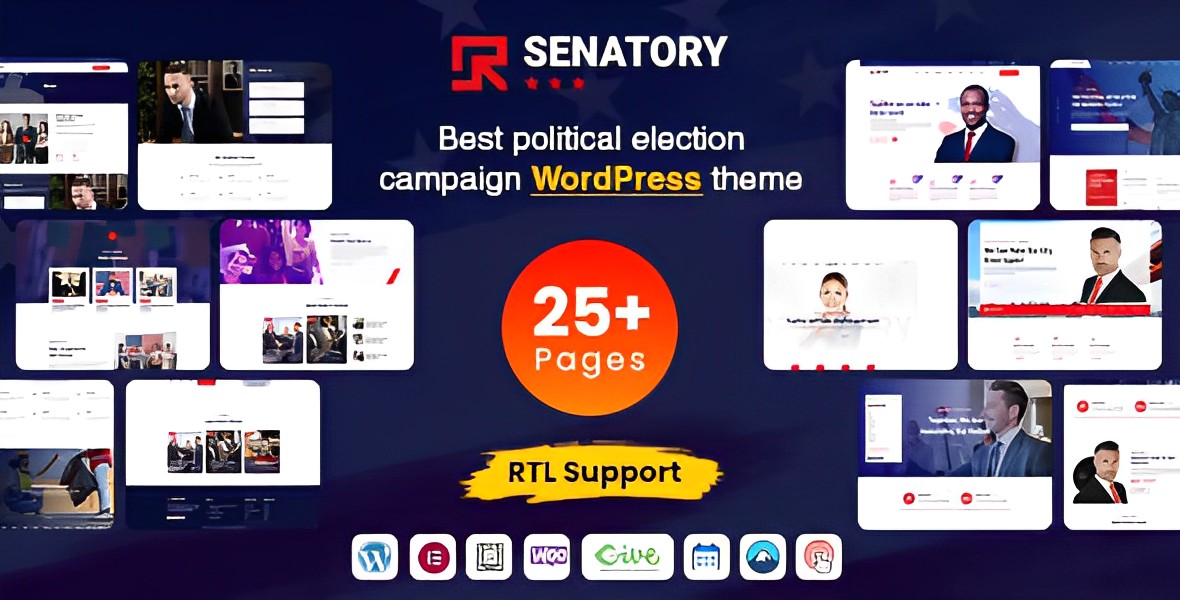 Senatory – Political Candidate WordPress Theme