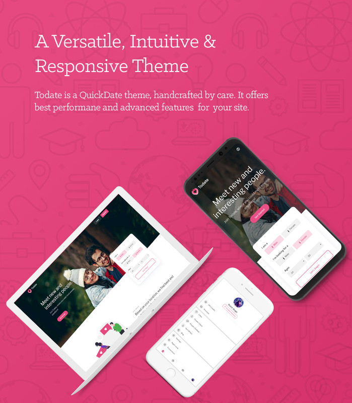 Todate - The Ultimate QuickDate Theme - 1