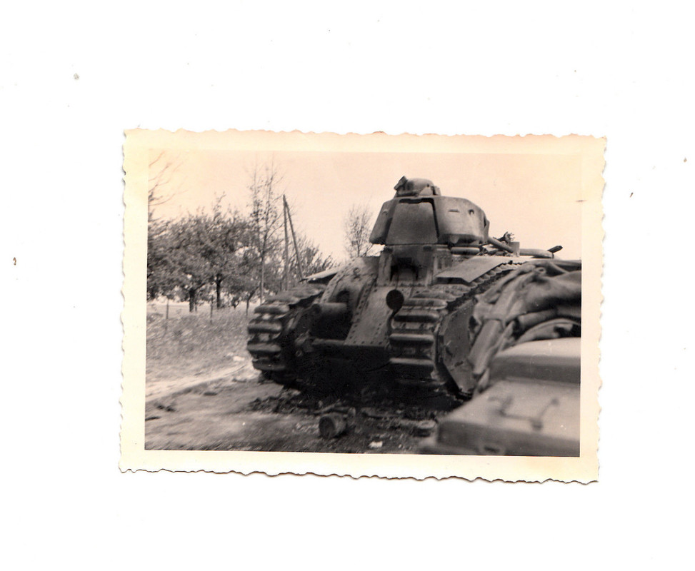 Orig. Foto Frankreich französischer Panzer
