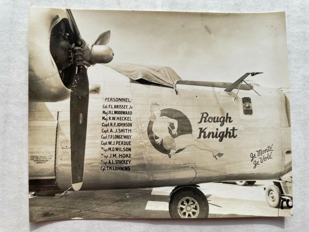 5 Original Photographs of WWII Airplane Nose Art (1)