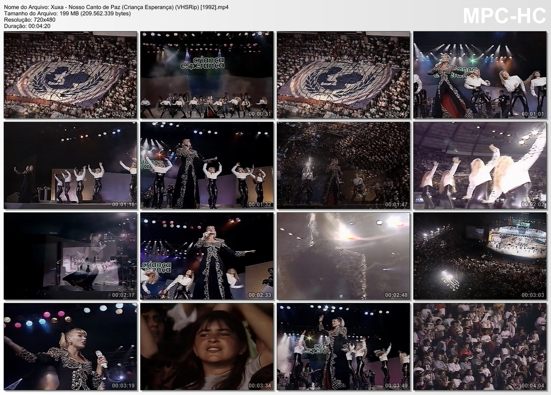 Xuxa - Nosso Canto de Paz (Criança Esperança) (VHSRip) [1992]