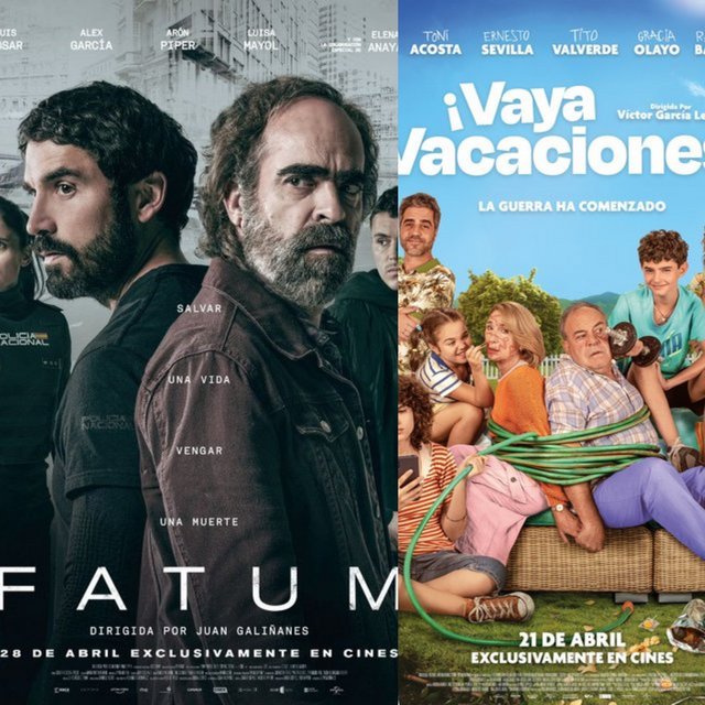 “FATUM” Y “¡VAYA VACACIONES!” LAS PELÍCULAS ESPAÑOLAS MÁS VISTAS DURANTE LA FIESTA DEL CINE