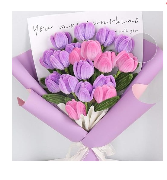 Set Limpia pipas para crear flores alambre Gamuzados