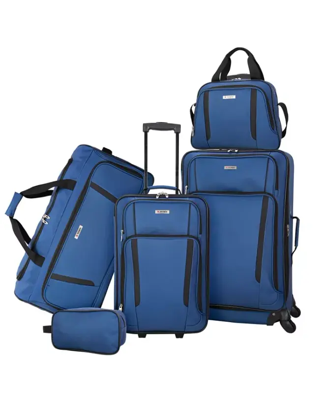 Travel in Style: 5-Piece Spinner Luggage Set Now Only $67.19 (Original $240) – Exclusive Macy’s Deal!
