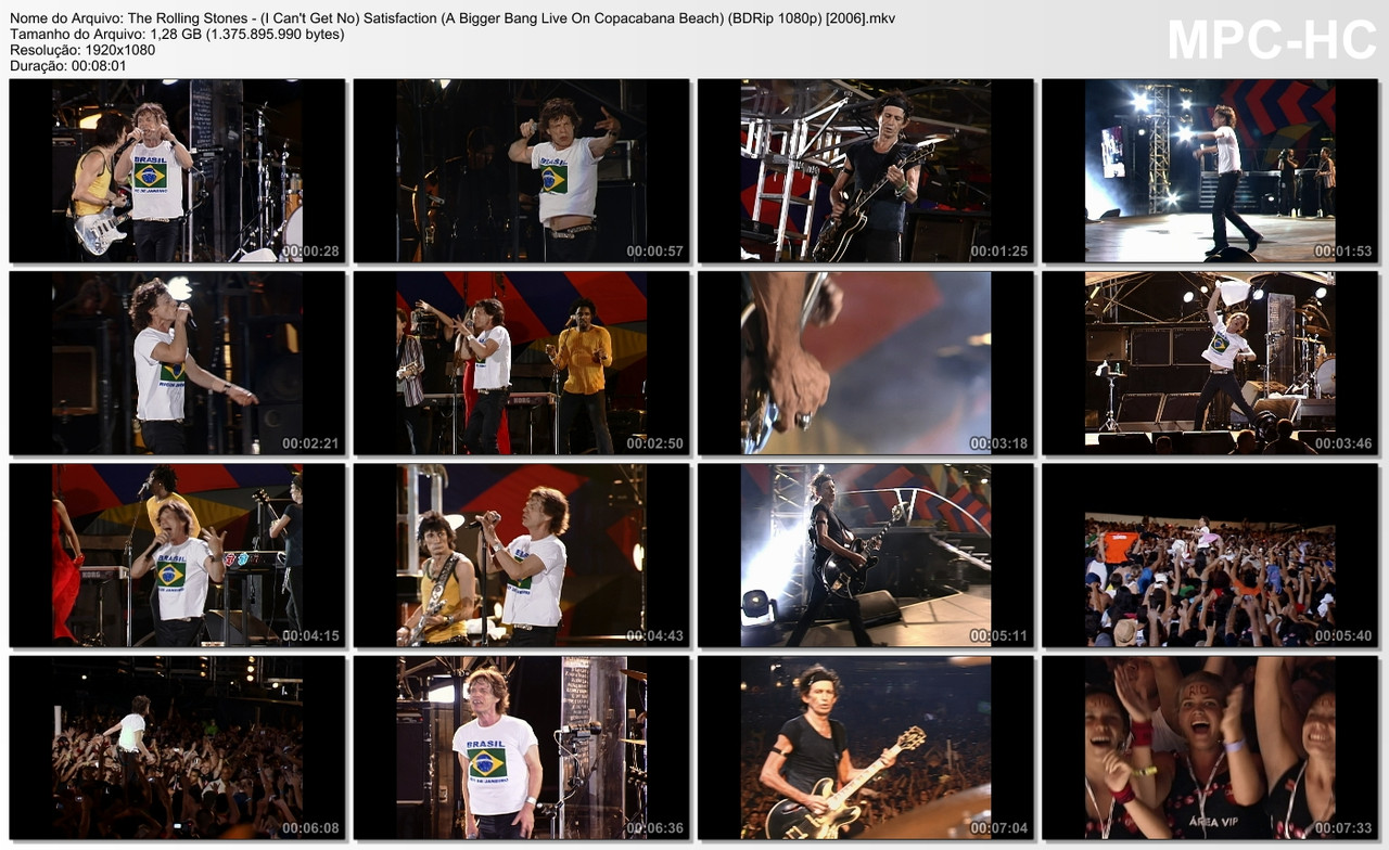 The Rolling Stones - (I Can't Get No) Satisfaction (A Bigger Bang Live On Copacabana Beach) (BDRip 1