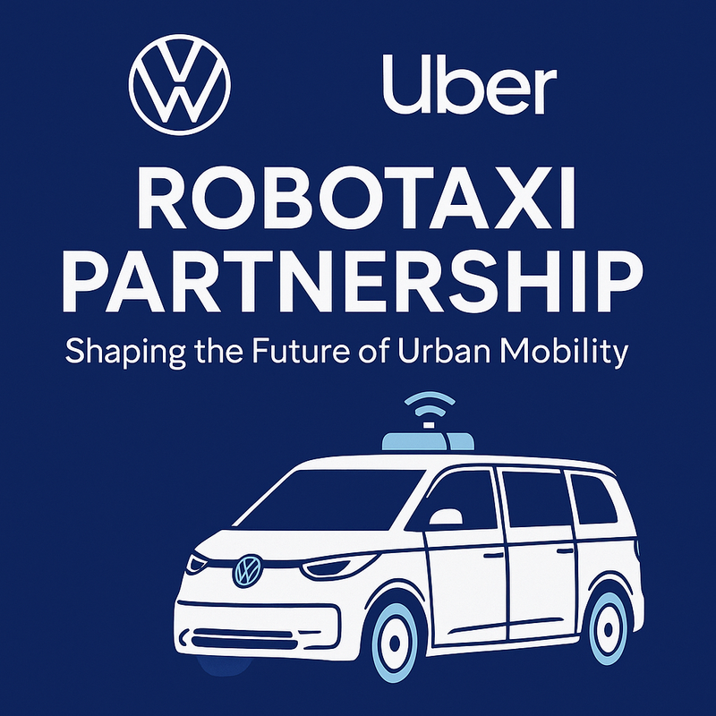Volkswagen and Uber's Bold Robotaxi Collaboration: Shaping the Future of Urban Mobility