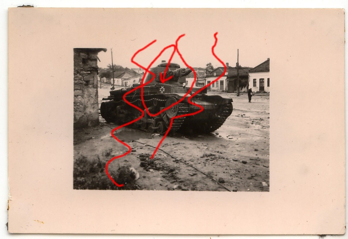 Vormarsch rumänischer Panzer 35 t WK II