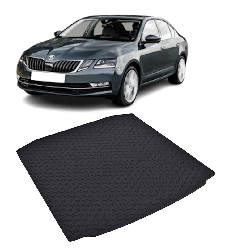 Tavita auto SKODA Octavia III Sedan 2013-2020, protectie portbagaj, Cri-Flo, din cauciuc 100%, compatibil cu autoturismul SKODA Octavia III