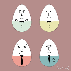 Easter Eggs Set 01 - Vignette
