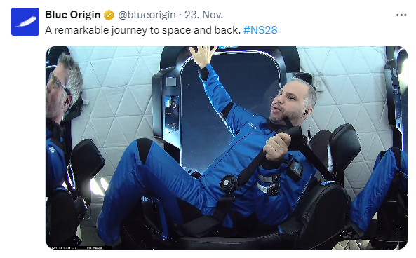 BlueOrigin NS28-Mission