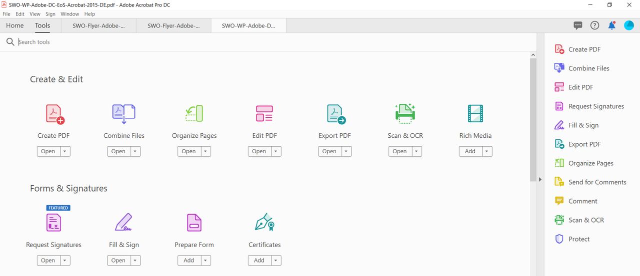 Adobe Acrobat Pro DC – Editor de documentos digitales 1