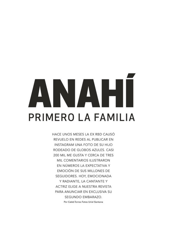 Reviste cu Anahi