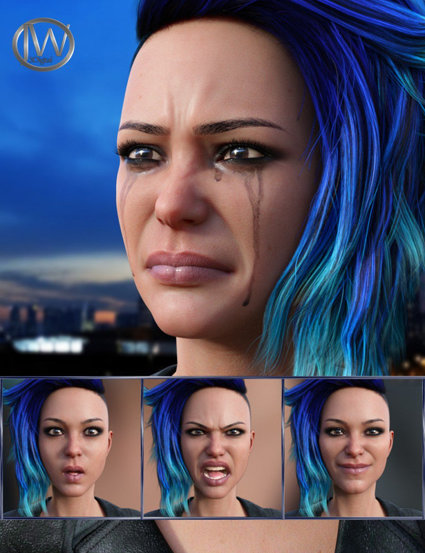 Mysterious - Expressions for Genesis 8 Female Mysterious - Expressions for Genesis 8 Female
