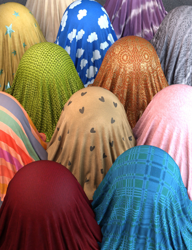FSL Realistic Warm Fabric Shaders for Iray