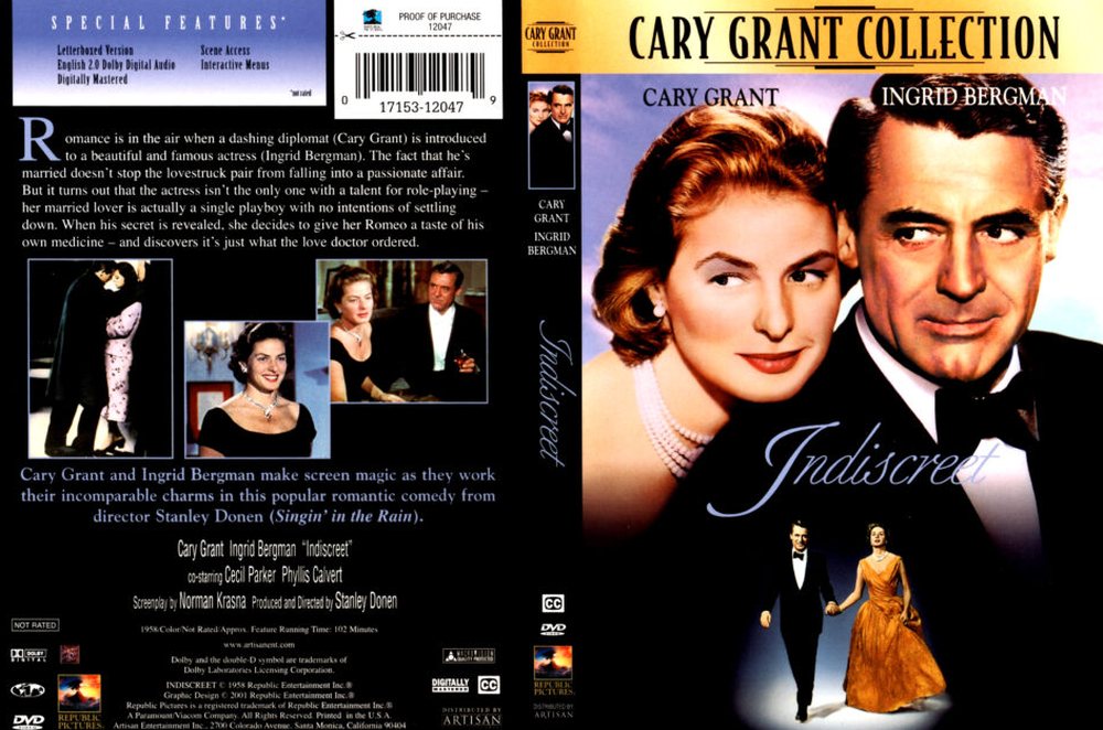 Indiskrétní příběh / Indiscreet (1958)