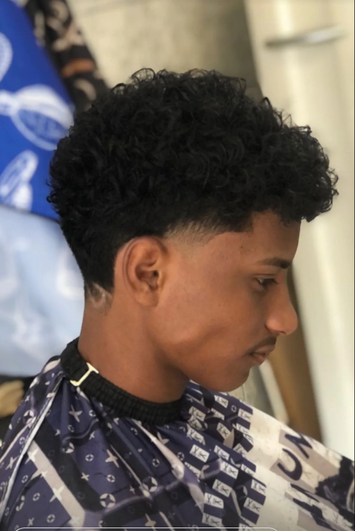 Acabamento de corte realizado na LD Barbearia