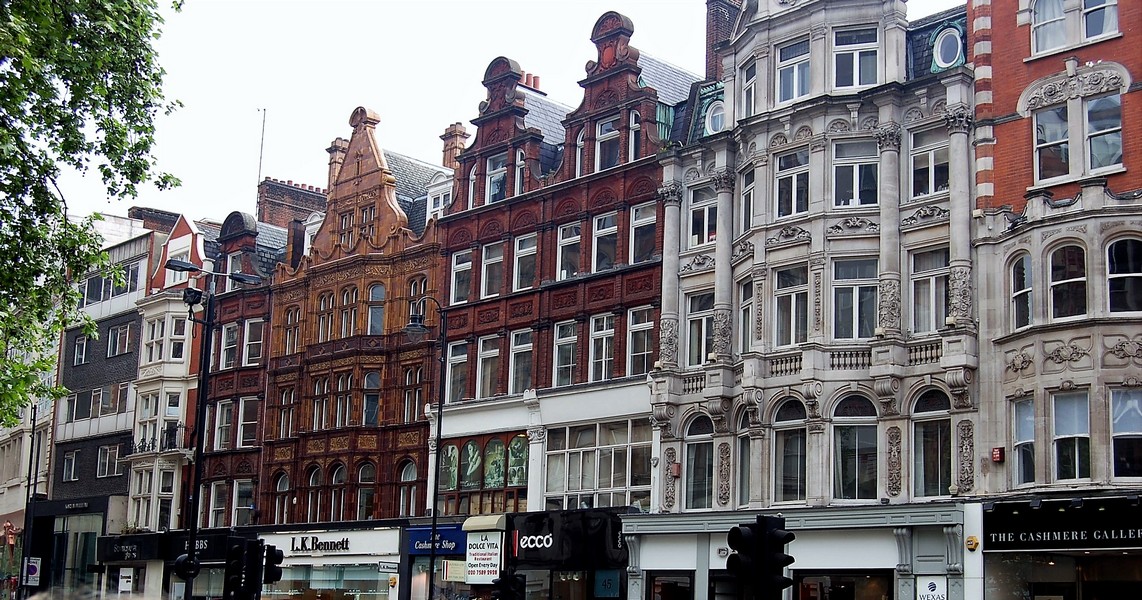 Londres Paddington street  les façades "british " DSC-0355-G-Copie