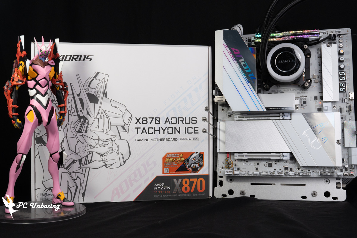 [開箱]技嘉 雙槽超頻白板X870 AORUS TACHYON ICE