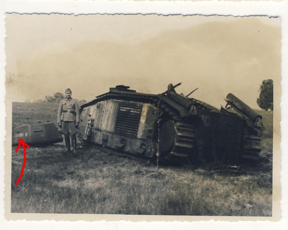 Frankreich - französischer PANZER Name OITOU II