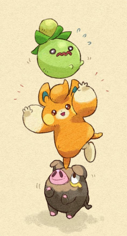 pawmi-smoliv-and-lechonk-pokemon-drawn-b
