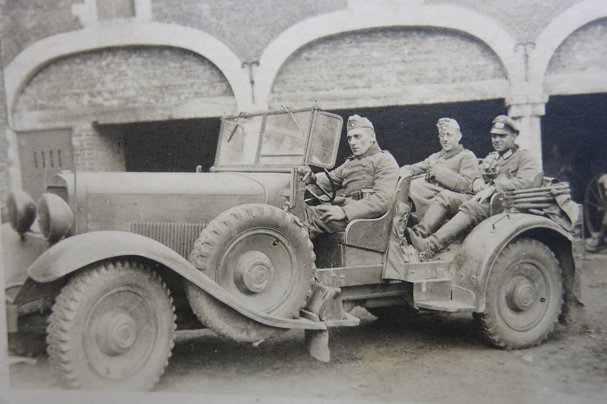 WK2 Foto Wehrmacht PKW Geländewagen Mercedes Ben