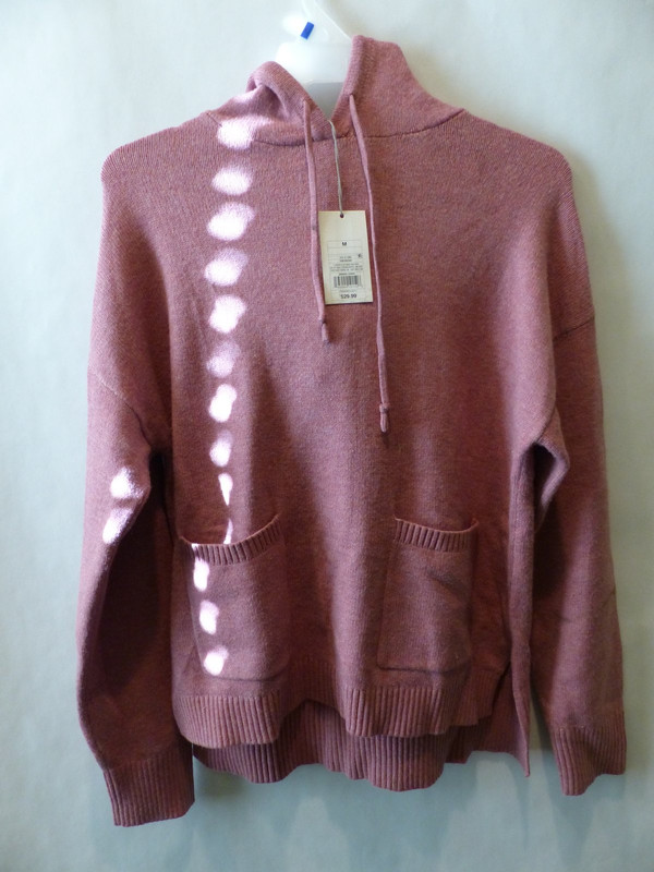 TARGET A NEW DAY PINK KNITTED HOODED SWEATER SIZE M | MDG Sales, LLC