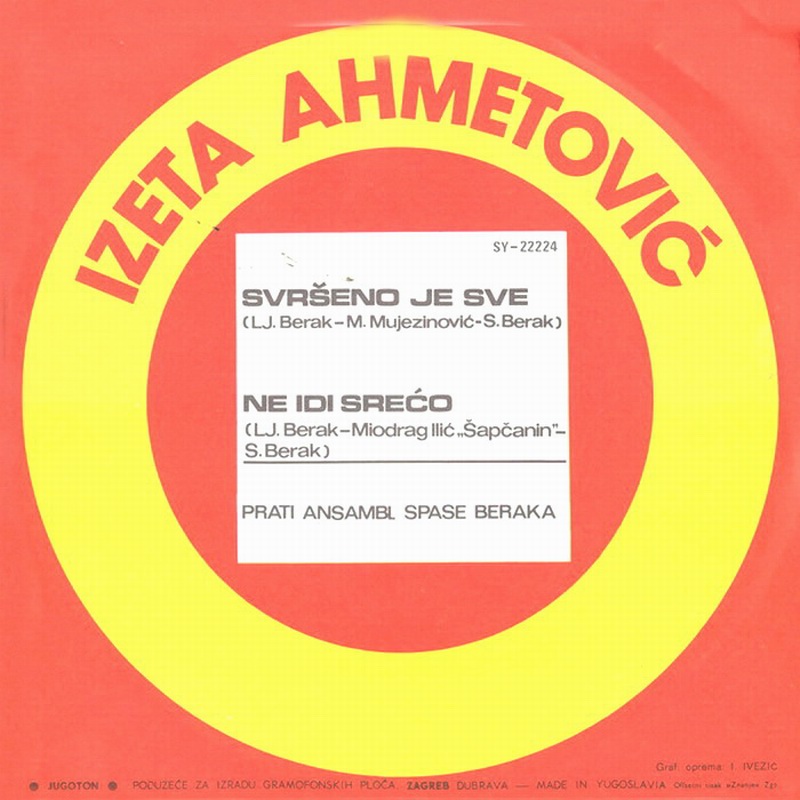 Izeta Ahmetovic - 1973 - Svrseno je sve - zadnja